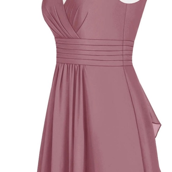 Azazie Kayla mid length bridesmaids formal dress Size A12- with pockets - Picture 9 of 15